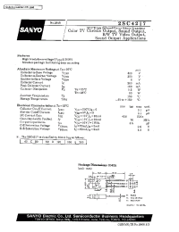 Datasheet 2SC4217 manufacturer Sanyo